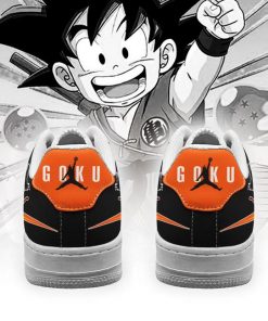 Goku Chico Air Force Sneakers Dragon Ball Anime Custom Shoes - 4 - GearAnime