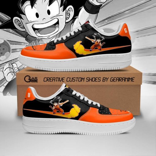 Goku Chico Air Force Sneakers Dragon Ball Anime Custom Shoes - 1 - GearAnime