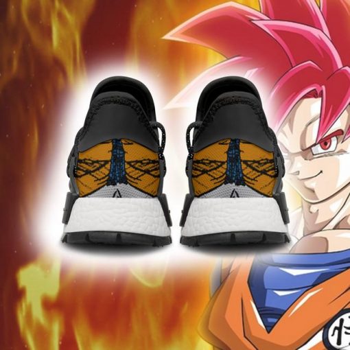 Goku God NMD Shoes Symbol Dragon Ball Z Anime Sneakers - 4 - GearAnime