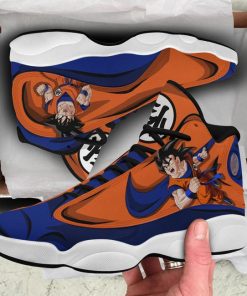 Goku Jordan 13 Shoes Uniform Dragon Ball Anime Sneakers - 3 - GearAnime