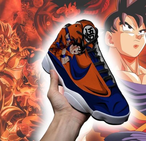 Goku Jordan 13 Shoes Uniform Dragon Ball Anime Sneakers - 4 - GearAnime