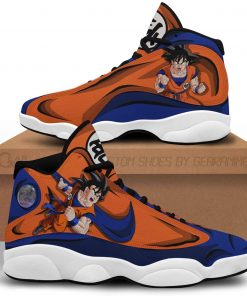 Goku Jordan 13 Shoes Uniform Dragon Ball Anime Sneakers - 1 - GearAnime