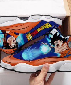 Goku Jordan 13 Sneakers Dragon Ball Anime Custom Shoes - 2 - GearAnime