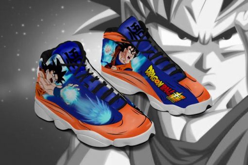 Goku Jordan 13 Sneakers Dragon Ball Anime Custom Shoes - 5 - GearAnime