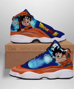 Goku Jordan 13 Sneakers Dragon Ball Anime Custom Shoes - 1 - GearAnime