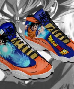 Goku Jordan 13 Sneakers Kame Dragon Ball Anime Custom Shoes - 3 - GearAnime