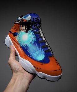 Goku Jordan 13 Sneakers Kame Dragon Ball Anime Custom Shoes - 4 - GearAnime