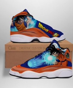 Goku Jordan 13 Sneakers Kame Dragon Ball Anime Custom Shoes - 1 - GearAnime
