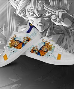 Goku Super Saiyan Skate Shoes Dragon Ball Anime Custom Shoes PN09 - 3 - GearAnime