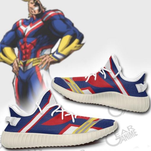 Golden All Might Yzy Shoes Uniform My Hero Academia Sneakers TT10 - 4 - GearAnime