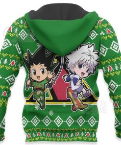 Gon & Killua HxH Ugly Christmas Sweater Hunter X Hunter Anime Xmas - 5 - GearAnime