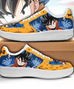 Goten Air Force Sneakers Custom Dragon Ball Anime Shoes Fan Gift PT05 - 1 - GearAnime
