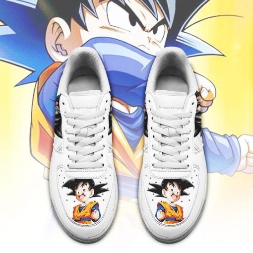 Goten Air Force Sneakers Custom Dragon Ball Z Anime Shoes PT04 - 2 - GearAnime