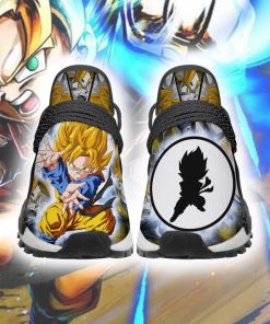Goten Super Saiyan NMD Shoes Symbol Dragon Ball Z Anime Sneakers - 2 - GearAnime