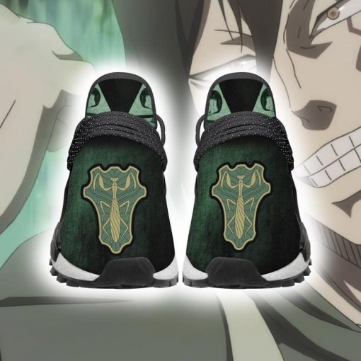 Green Mantis NMD Shoes Magic Knight Black Clover Anime Sneakers - 2 - GearAnime
