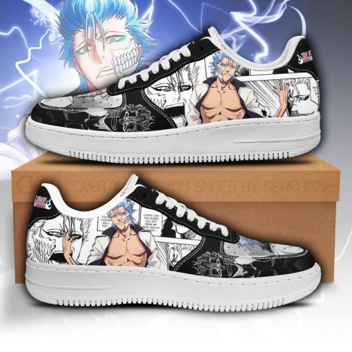 Grimmjow Air Force Sneakers Bleach Anime Shoes Fan Gift Idea PT05 - 1 - GearAnime