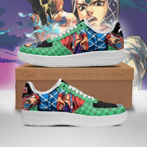 Guido Mista Air Force Sneakers JoJo Anime Shoes Fan Gift Idea PT06 - 1 - GearAnime