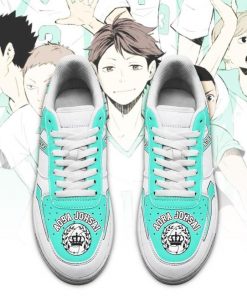 Haikyuu Aobajohsai High Air Force Sneakers Uniform Haikyuu Anime Shoes - 2 - GearAnime