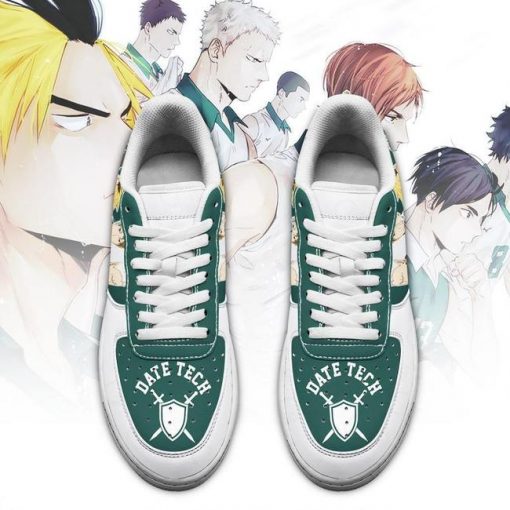 Haikyuu Date Tech High Air Force Sneakers Team Haikyuu Anime Shoes - 2 - GearAnime