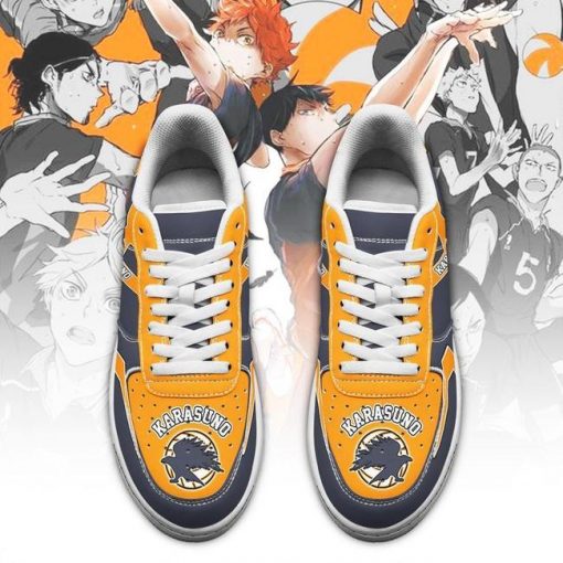 Haikyuu Karasuno High Air Force Sneakers Uniform Haikyuu Anime Shoes - 2 - GearAnime
