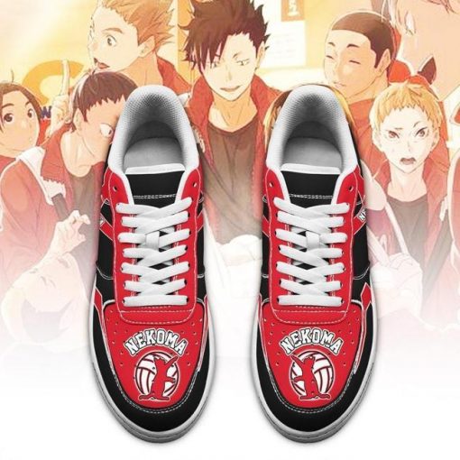 Haikyuu Nekoma High Air Force Sneakers Uniform Haikyuu Anime Shoes - 2 - GearAnime