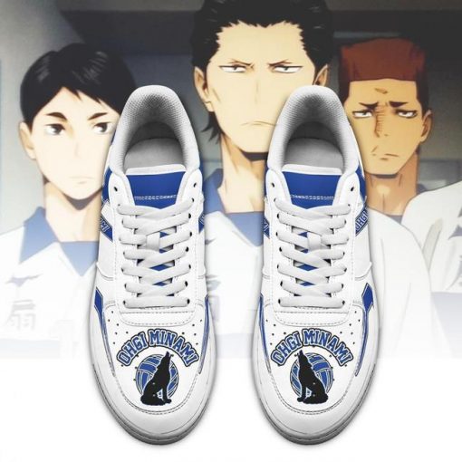 Haikyuu Ohgiminami High Air Force Sneakers Uniform Haikyuu Anime Shoes - 2 - GearAnime