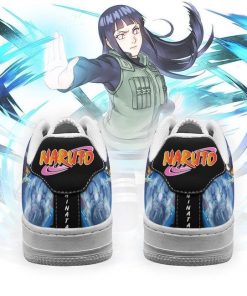 Hinata Hyuga Air Force Sneakers Custom Naruto Anime Shoes Leather - 3 - GearAnime