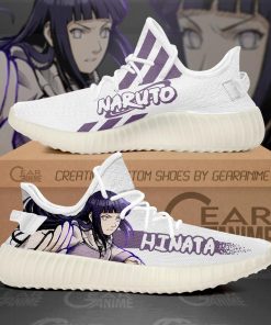 Hyuga Hinata Yzy Shoes Naruto Custom Anime Sneakers TT10 - 1 - GearAnime