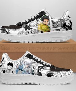 Hunter X Hunter Air Force Sneakers Mixed Manga Anime Shoes - 1 - GearAnime