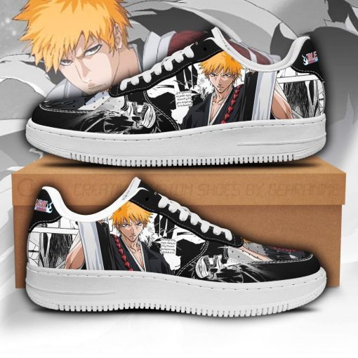 Ichigo Air Force Sneakers Bleach Anime Shoes Fan Gift Idea PT05 - 1 - GearAnime