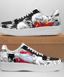 Inuyasha Air Force Sneakers Manga Anime Shoes Fan Gift Idea TT04 - 1 - GearAnime