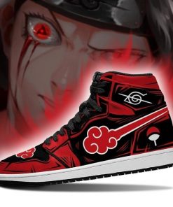Itachi Akatsuki Symbol Jordan Sneakers Boots Naruto Anime Sneakers - 4 - GearAnime
