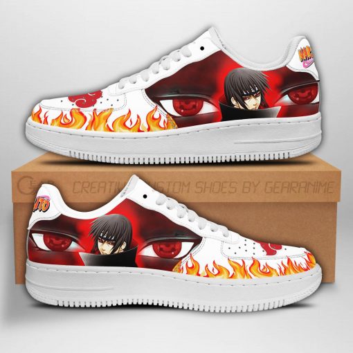 Itachi Eyes Air Force Sneakers Naruto Anime Shoes Fan Gift PT04 - 1 - GearAnime