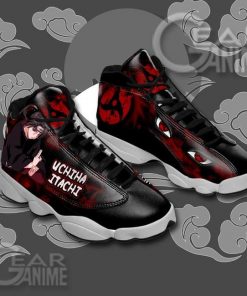Itachi Jordan 13 Sneakers Sharingan Eyes Naruto Anime Custom Shoes TT09 - 3 - GearAnime