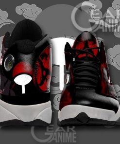 Itachi Jordan 13 Sneakers Sharingan Eyes Naruto Anime Custom Shoes TT09 - 5 - GearAnime