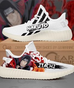 Uchiha Itachi Yzy Shoes Naruto Custom Anime Shoes TT10 - 1 - GearAnime