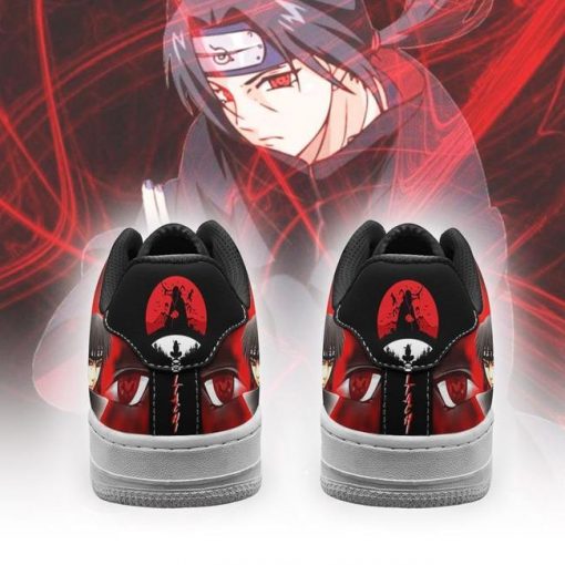 Itachi Sharingan Eyes Air Force Sneakers Naruto Anime Shoes PT04 - 2 - GearAnime