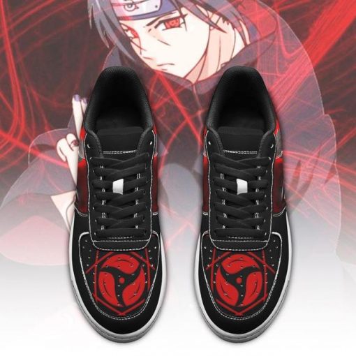Itachi Sharingan Eyes Air Force Sneakers Naruto Anime Shoes PT04 - 3 - GearAnime