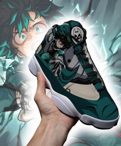 Izuku Midoriya Jordan 13 Shoes My Hero Academia Anime Sneakers - 2 - GearAnime