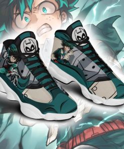 Izuku Midoriya Jordan 13 Shoes My Hero Academia Anime Sneakers - 3 - GearAnime