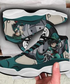 Izuku Midoriya Jordan 13 Shoes My Hero Academia Anime Sneakers - 4 - GearAnime