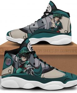 Izuku Midoriya Jordan 13 Shoes My Hero Academia Anime Sneakers - 1 - GearAnime