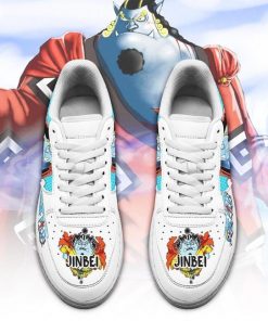 Jinbei Air Force Sneakers Custom One Piece Anime Shoes Fan PT04 - 2 - GearAnime