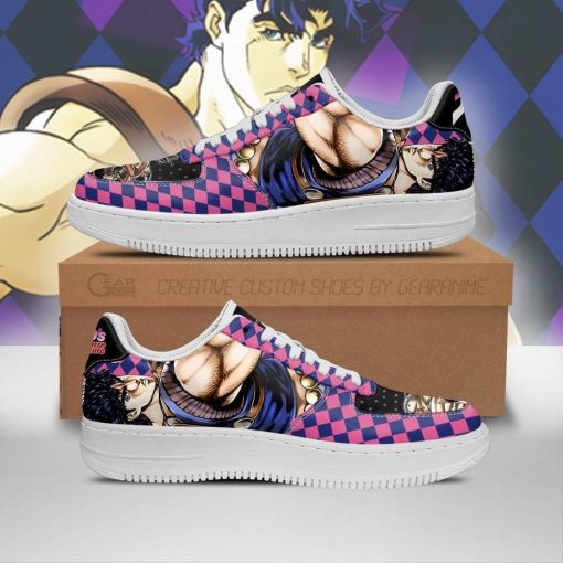 Jonathan Joestar Air Force Sneakers JoJo Anime Shoes Fan Gift Idea PT06 - 1 - GearAnime