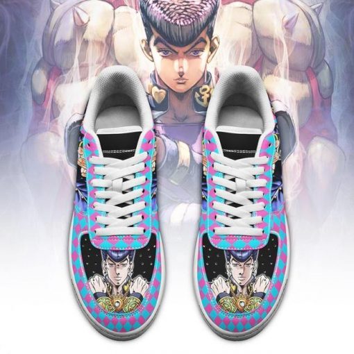 Josuke Higashikata Air Force Sneakers JoJo Anime Shoes Fan Gift Idea PT06 - 2 - GearAnime