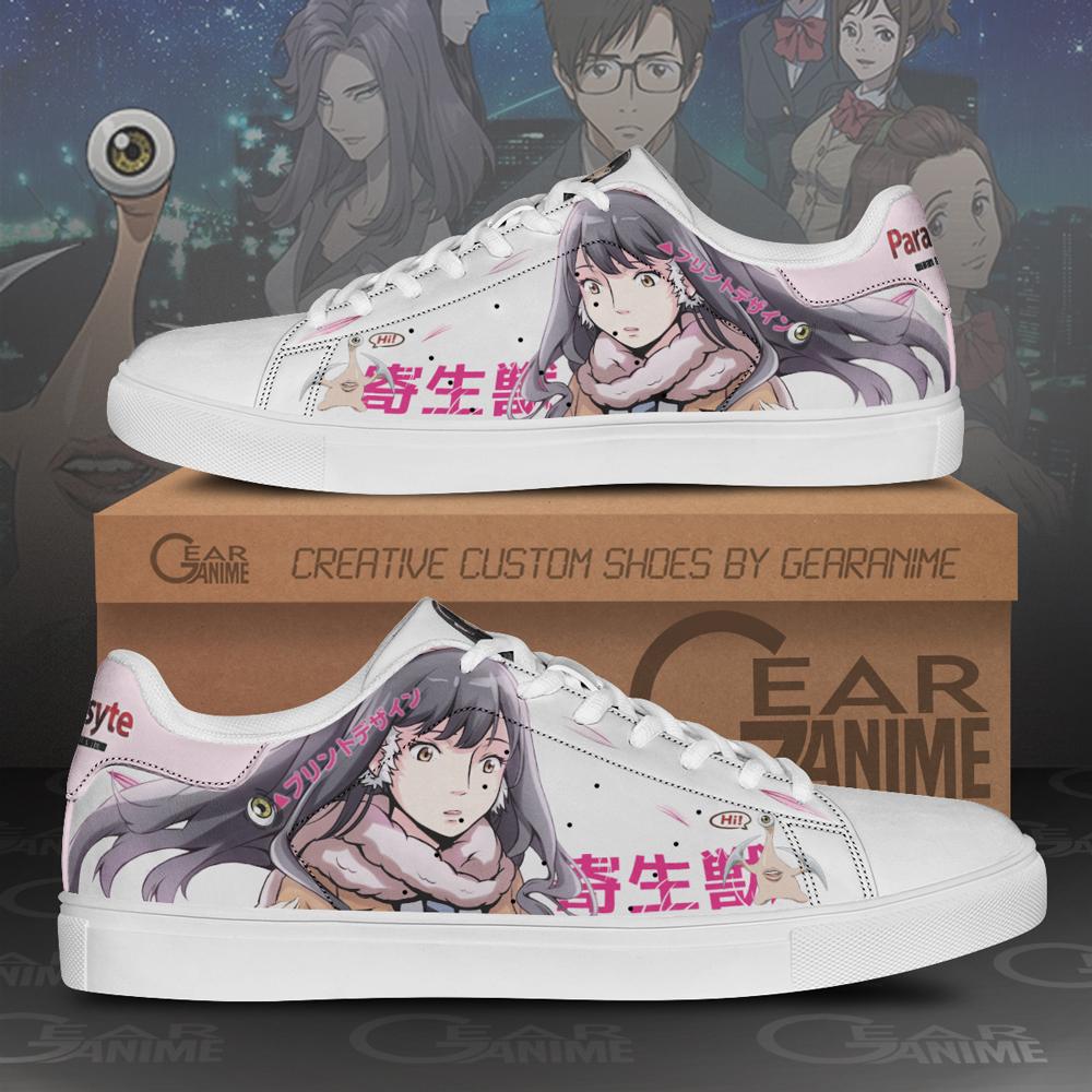 Parasyte Kana Kimishima Skate Sneakers Horror Anime Shoes PN10 - Shopeuvi