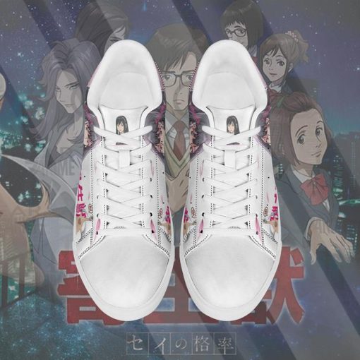 Parasyte Kana Kimishima Skate Sneakers Horror Anime Shoes PN10 - 4 - GearAnime