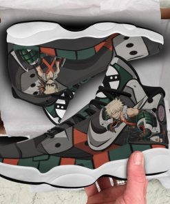 Katsuki Bakugou Jordan 13 Shoes My Hero Academia Anime Sneakers - 2 - GearAnime