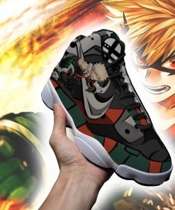 Katsuki Bakugou Jordan 13 Shoes My Hero Academia Anime Sneakers - 4 - GearAnime