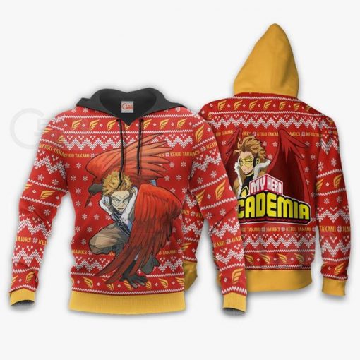 Keigo Takami Hawks Ugly Christmas Sweater My Hero Academia Xmas VA10 - 3 - GearAnime